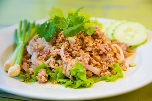 Regional Recipe – Laotian Larb (Ground chicken with spices)