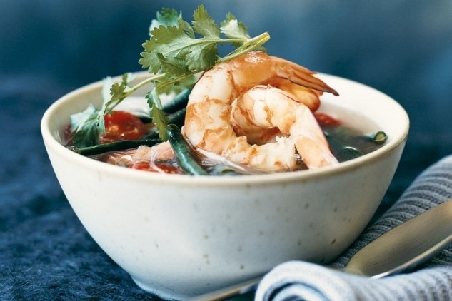 Regional Recipe - Hot & Sour Shrimp Soup